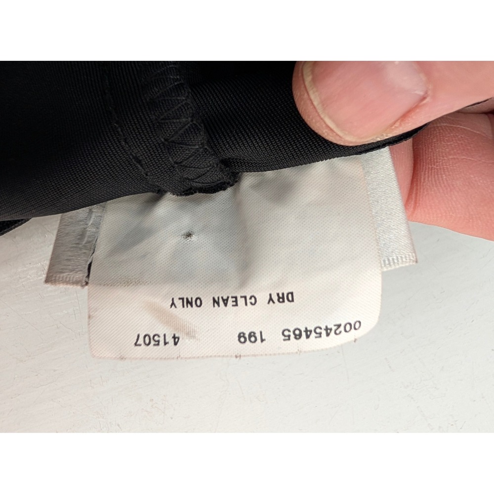 Vtg Byer Too California Mini Dress Sz S Black Velvet Spaghetti Strap Square Neck - Picture 9 of 11
